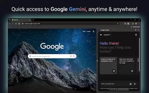 Gemini™ for Chrome  from Chrome web store to be run with OffiDocs Chromium online