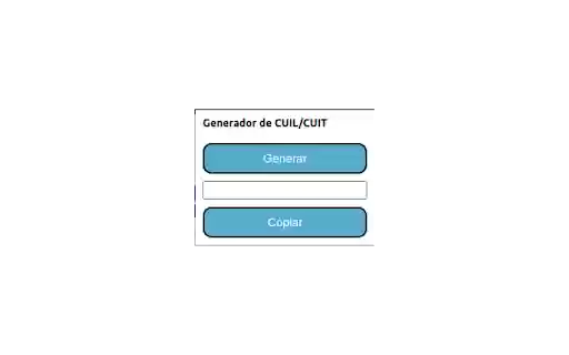 Generador de CUIL/CUIT from Chrome web store to be run with OffiDocs Chromium online Generador de CUIL/CUIT from Chrome web store to be run with OffiDocs Chromium online