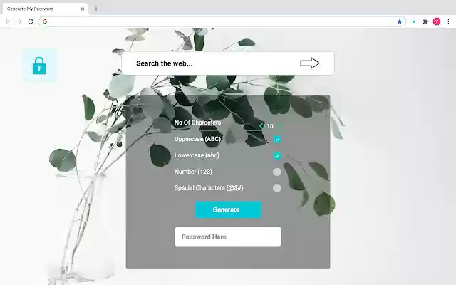 Generate MyPassword from Chrome web store to be run with OffiDocs Chromium online Generate MyPassword from Chrome web store to be run with OffiDocs Chromium online