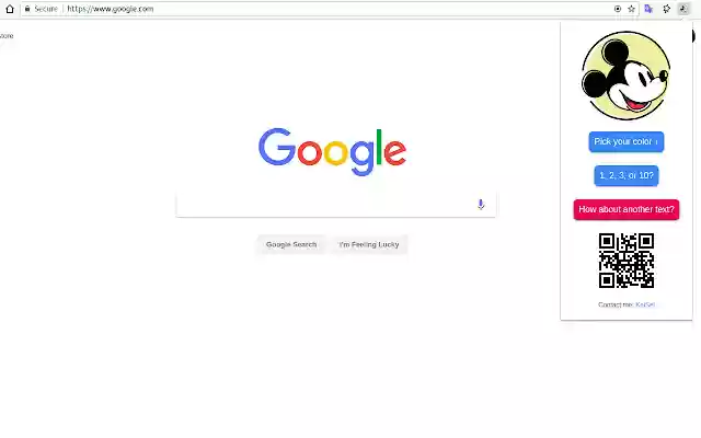 Generate qr code  from Chrome web store to be run with OffiDocs Chromium online