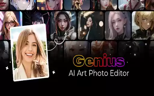 Genius: AI Art Photo Editor Image Generator  from Chrome web store to be run with OffiDocs Chromium online