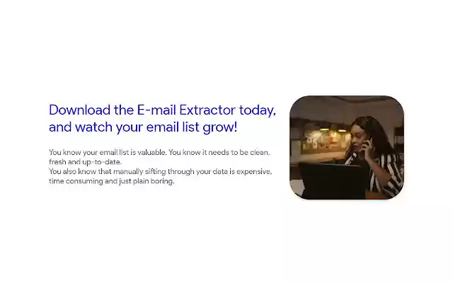 GenX Email Extractor from Chrome web store to be run with OffiDocs Chromium online GenX Email Extractor from Chrome web store to be run with OffiDocs Chromium online