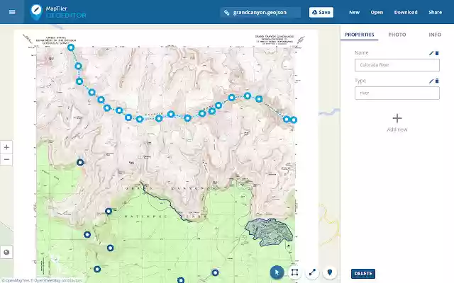 GeoEditor  from Chrome web store to be run with OffiDocs Chromium online