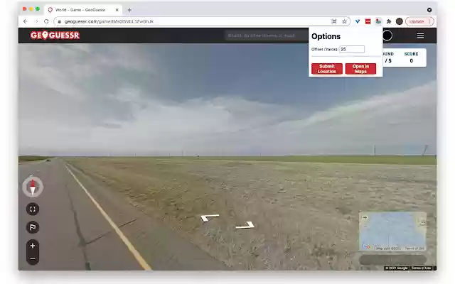 OffiDocs Chromium çevrimiçi ile çalıştırılacak Chrome web mağazasından Geoguessr Hack Uzantısı