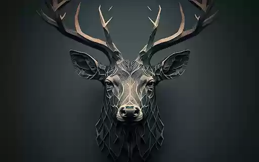 Geometric Stag in Shadow  from Chrome web store to be run with OffiDocs Chromium online
