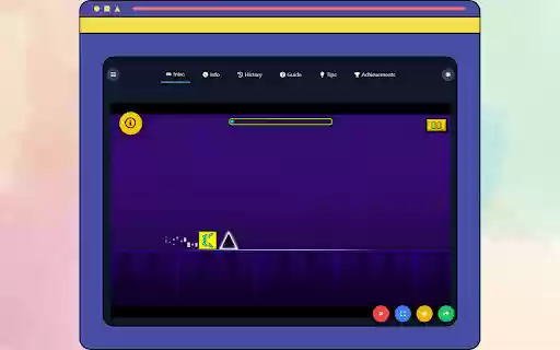 Geometry Dash Html5  from Chrome web store to be run with OffiDocs Chromium online