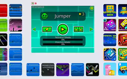 Geometry Dash Spam  from Chrome web store to be run with OffiDocs Chromium online