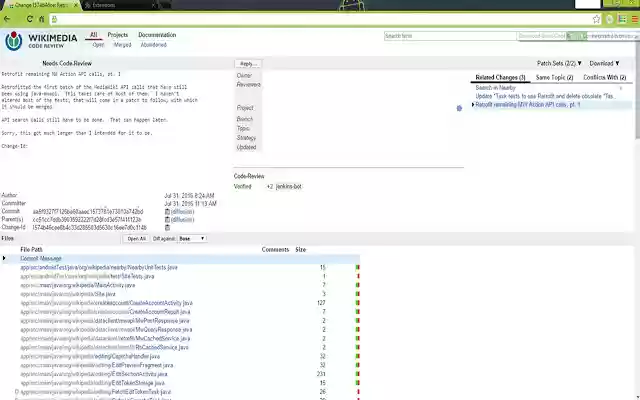 Gerrit Downloader  from Chrome web store to be run with OffiDocs Chromium online
