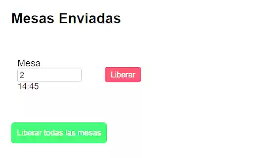 Gestor de Mesas Peruchinos  from Chrome web store to be run with OffiDocs Chromium online