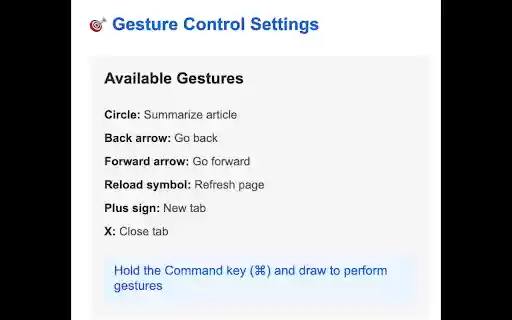 Gesture Control with Article Summarizer from Chrome web store to be run with OffiDocs Chromium online Gesture Control with Article Summarizer from Chrome web store to be run with OffiDocs Chromium online