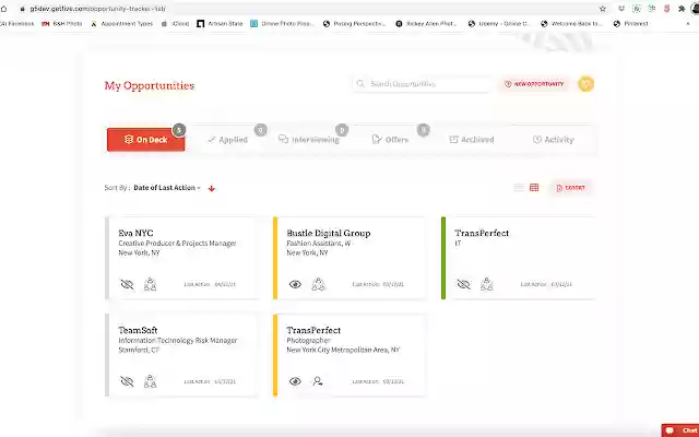 GetFive Tracker  from Chrome web store to be run with OffiDocs Chromium online