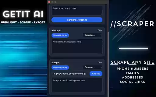 Getit AI  from Chrome web store to be run with OffiDocs Chromium online