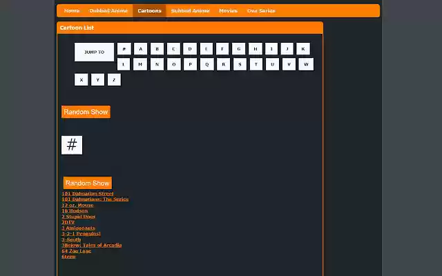 Get Random Show  from Chrome web store to be run with OffiDocs Chromium online