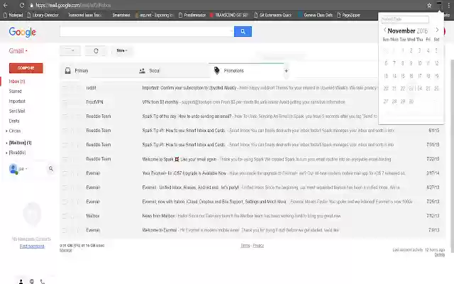 GGTD Gmail GOTO Tanggal dari toko web Chrome untuk dijalankan dengan OffiDocs Chromium online