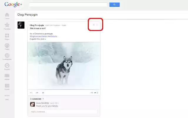 G+ Hide Posts  from Chrome web store to be run with OffiDocs Chromium online