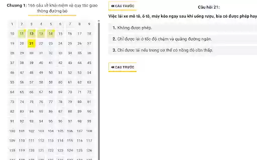 Ghi nhớ 600 câu GPLX  from Chrome web store to be run with OffiDocs Chromium online