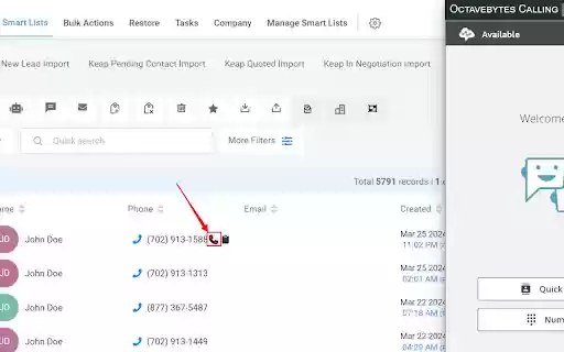GHL CTI Connector for AWS Connect  from Chrome web store to be run with OffiDocs Chromium online