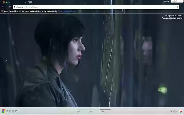 Ghost in the Shell 1366x768  from Chrome web store to be run with OffiDocs Chromium online