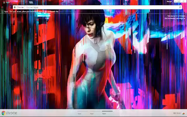 Ghost in the Shell 1920X1080  from Chrome web store to be run with OffiDocs Chromium online