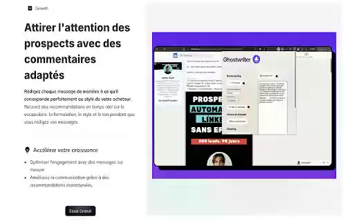 GhostWriter  from Chrome web store to be run with OffiDocs Chromium online