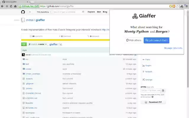Giaffer from Chrome web store to be run with OffiDocs Chromium online Giaffer from Chrome web store to be run with OffiDocs Chromium online