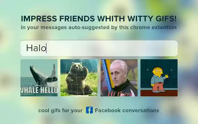 GIFO awesome gifs on Facebook from Chrome web store to be run with OffiDocs Chromium online GIFO awesome gifs on Facebook from Chrome web store to be run with OffiDocs Chromium online