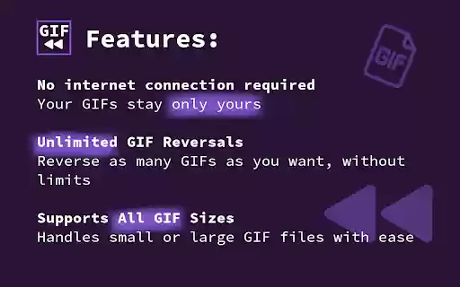 GIF Reverser  from Chrome web store to be run with OffiDocs Chromium online