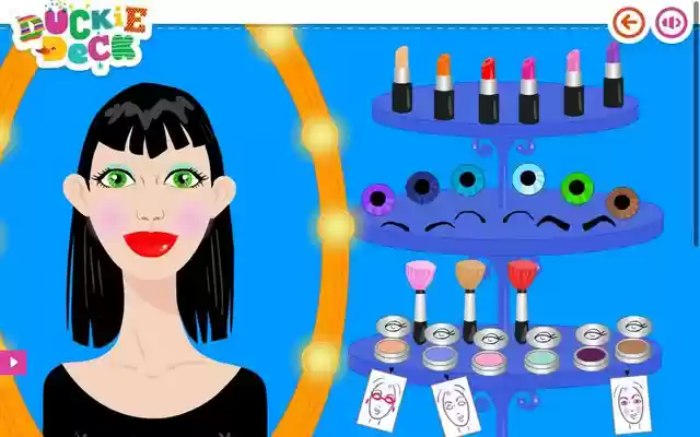 Girl Games Makeup Room at Duckie Deck  from Chrome web store to be run with OffiDocs Chromium online
