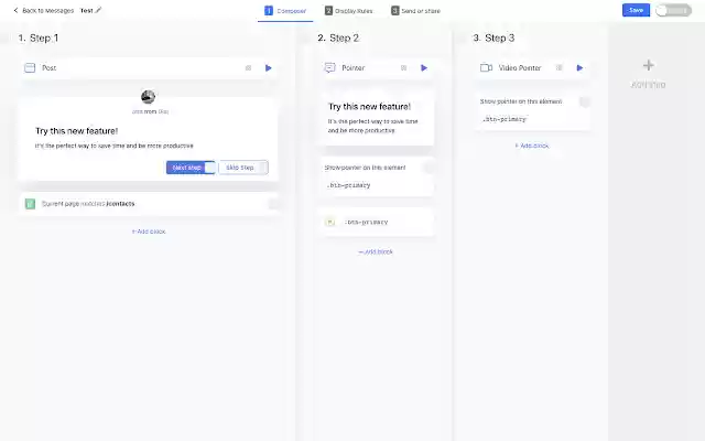 Gist Tours  from Chrome web store to be run with OffiDocs Chromium online