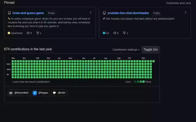 Github 10x commits from Chrome web store to be run with OffiDocs Chromium online Github 10x commits from Chrome web store to be run with OffiDocs Chromium online