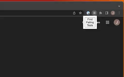 GitHub Actions Failing Test Finder  from Chrome web store to be run with OffiDocs Chromium online