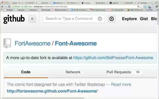 Github BFF: Better Fork Finder  from Chrome web store to be run with OffiDocs Chromium online