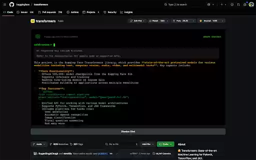 GitHub Chat, by Bluera Inc. from Chrome web store to be run with OffiDocs Chromium online GitHub Chat, by Bluera Inc. from Chrome web store to be run with OffiDocs Chromium online