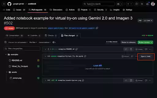 GitHub Colab Link  from Chrome web store to be run with OffiDocs Chromium online