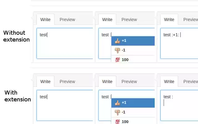 Github Colon Emojiin Chrome with by OffiDocs for