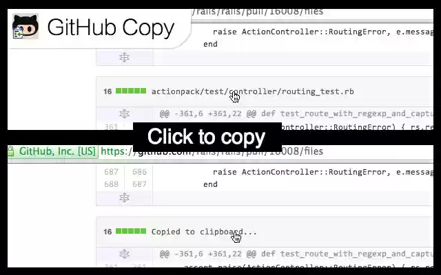 GitHub-Kopie aus dem Chrome-Webshop zur Ausführung mit OffiDocs Chromium online