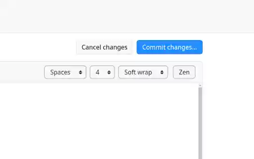 GitHub Editor Zen Mode  from Chrome web store to be run with OffiDocs Chromium online