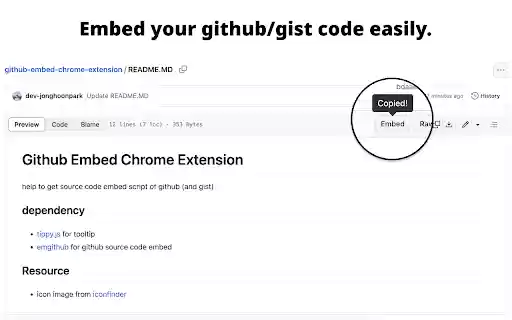 github embed  from Chrome web store to be run with OffiDocs Chromium online
