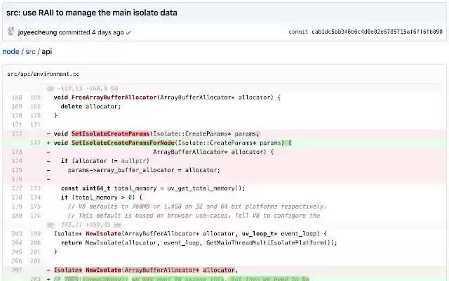 GitHub File Diff  from Chrome web store to be run with OffiDocs Chromium online