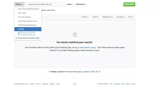 Github Filter Extension from Chrome web store to be run with OffiDocs Chromium online Github Filter Extension from Chrome web store to be run with OffiDocs Chromium online