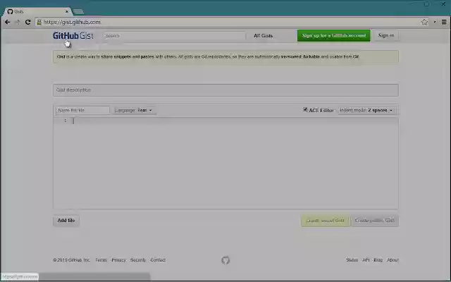 Github Gist logo fixer from Chrome web store to be run with OffiDocs Chromium online Github Gist logo fixer from Chrome web store to be run with OffiDocs Chromium online