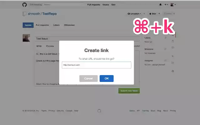 Github Helper  from Chrome web store to be run with OffiDocs Chromium online