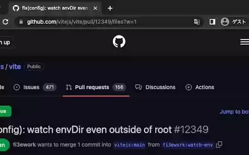 GitHub Hide Whitespace  from Chrome web store to be run with OffiDocs Chromium online