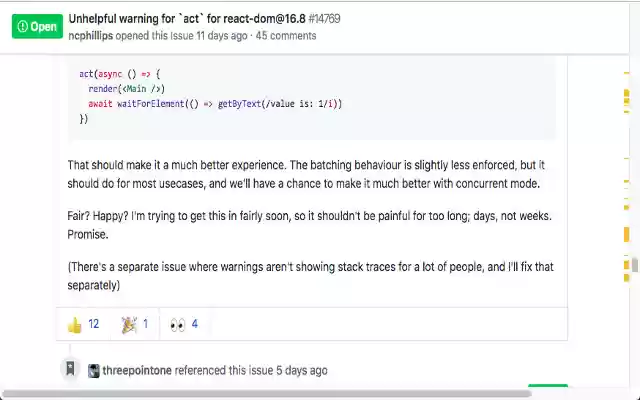 Github Highlights  from Chrome web store to be run with OffiDocs Chromium online