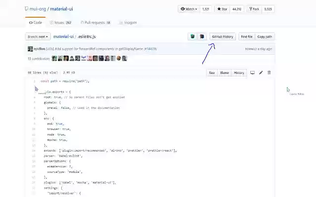 Github History from Chrome web store to be run with OffiDocs Chromium online Github History from Chrome web store to be run with OffiDocs Chromium online