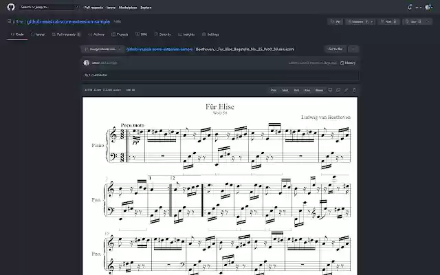 GitHub Musical Score Extension from Chrome web store to be run with OffiDocs Chromium online GitHub Musical Score Extension from Chrome web store to be run with OffiDocs Chromium online
