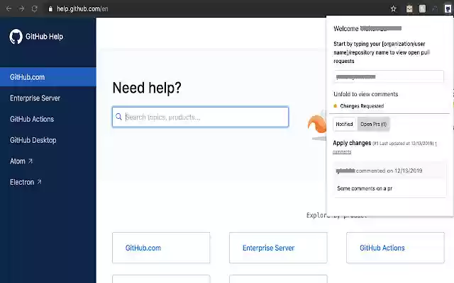 Github Notifier/Work Kitin Chrome with by