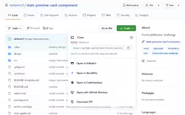 Github Open With  from Chrome web store to be run with OffiDocs Chromium online