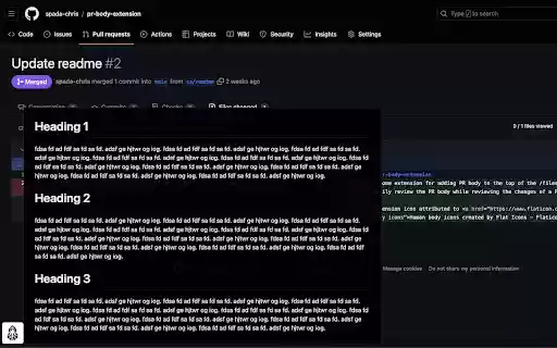 Github PR Enhancer from Chrome web store to be run with OffiDocs Chromium online Github PR Enhancer from Chrome web store to be run with OffiDocs Chromium online