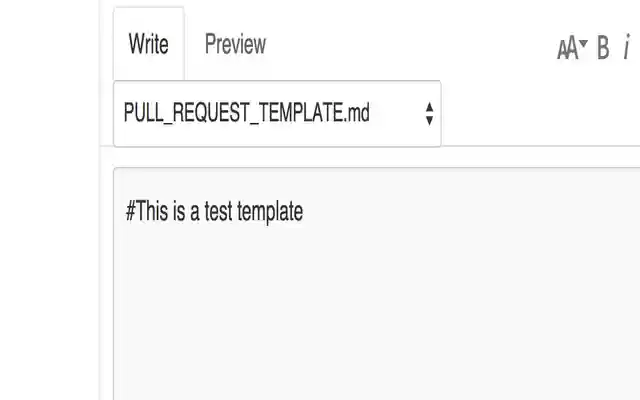 GitHub PR Template Picker  from Chrome web store to be run with OffiDocs Chromium online